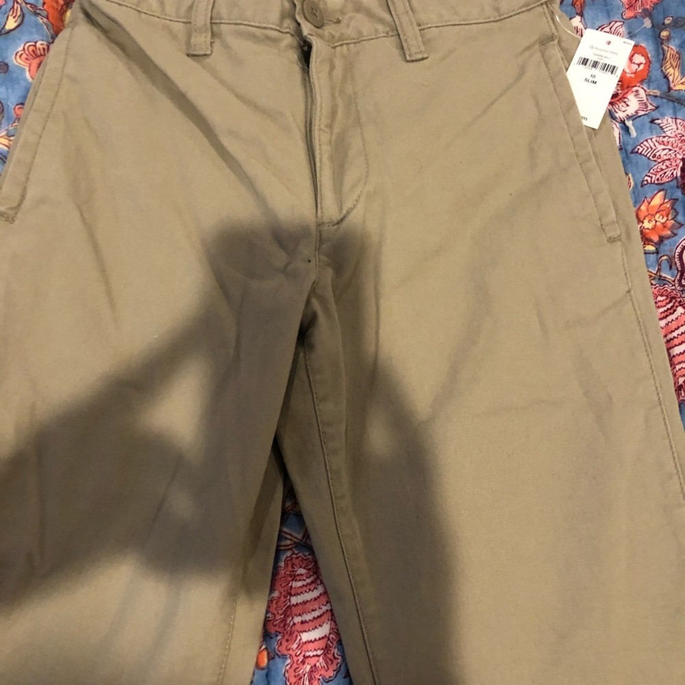 NWT boys gap khakis size 10